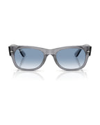 Mega Wayfarer II Sunglasses - Grey/Clear Gradient Blue - Ray-Ban
