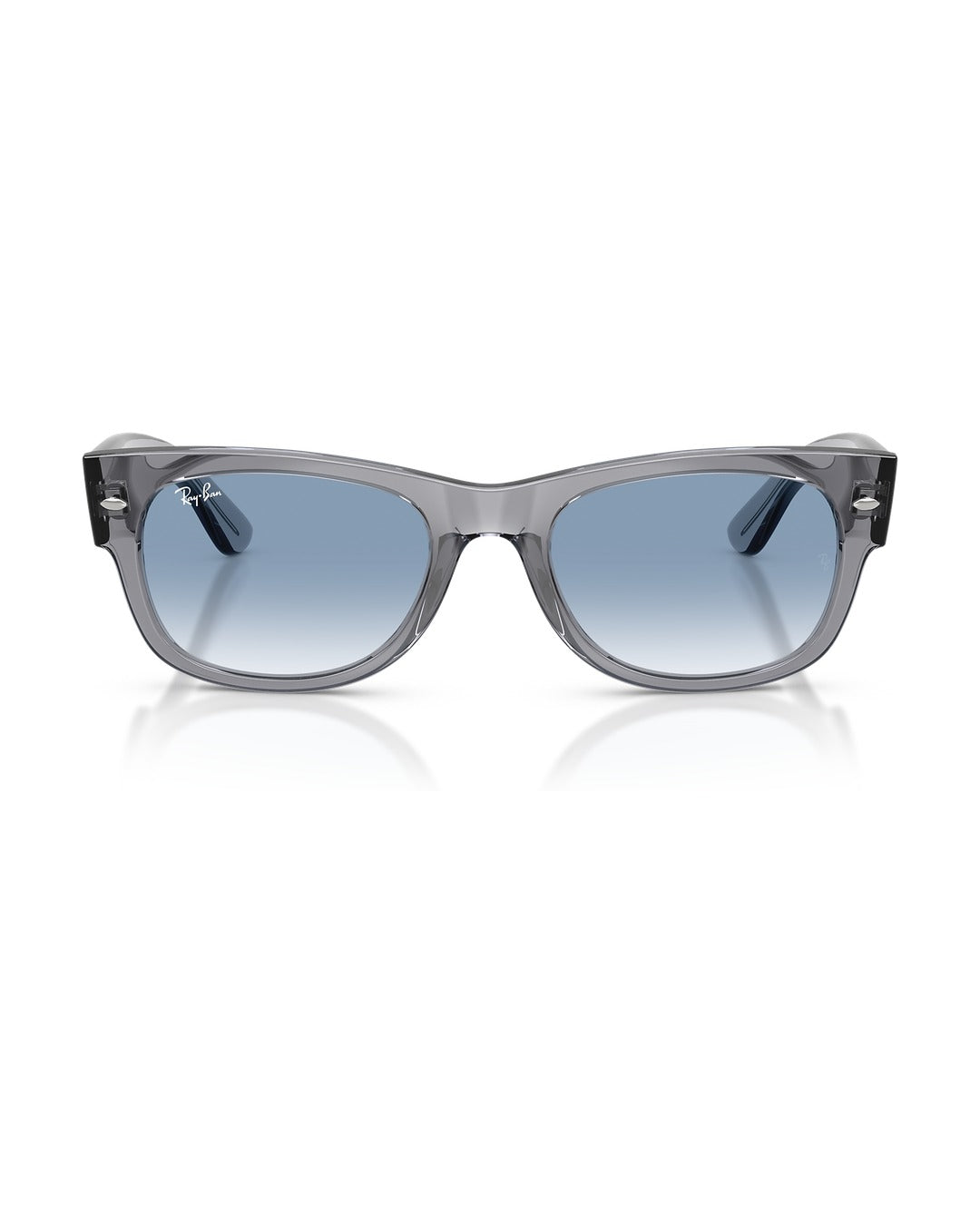Mega Wayfarer II Sunglasses - Grey/Clear Gradient Blue - Ray-Ban