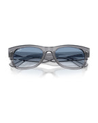 Mega Wayfarer II Sunglasses - Grey/Clear Gradient Blue - Ray-Ban
