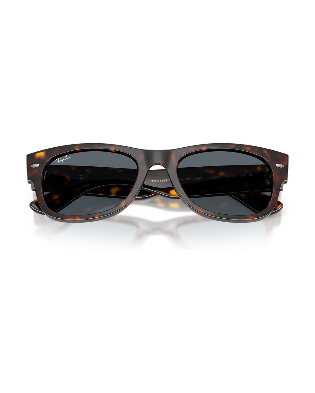 Mega Wayfarer II Sunglasses - Havana/Blue - Ray-Ban