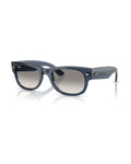 Mega Wayfarer II Sunglasses - Transparent Dark Blue/Clear Gradient Grey - Ray-Ban