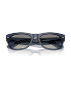 Mega Wayfarer II Sunglasses - Transparent Dark Blue/Clear Gradient Grey - Ray-Ban