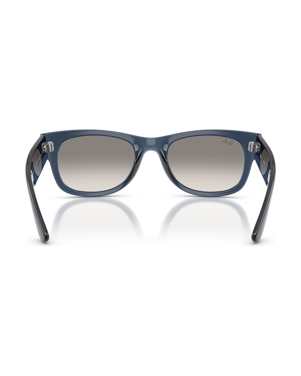 Mega Wayfarer II Sunglasses - Transparent Dark Blue/Clear Gradient Grey - Ray-Ban