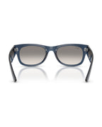 Mega Wayfarer II Sunglasses - Transparent Dark Blue/Clear Gradient Grey - Ray-Ban