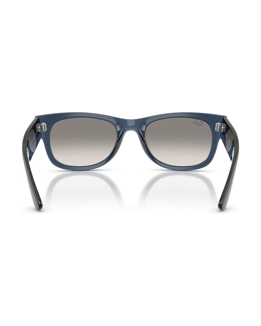 Mega Wayfarer II Sunglasses - Transparent Dark Blue/Clear Gradient Grey - Ray-Ban