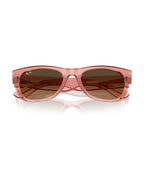 Mega Wayfarer II Sunglasses - Transparent Pink/Light Brown Gradient Black - Ray-Ban