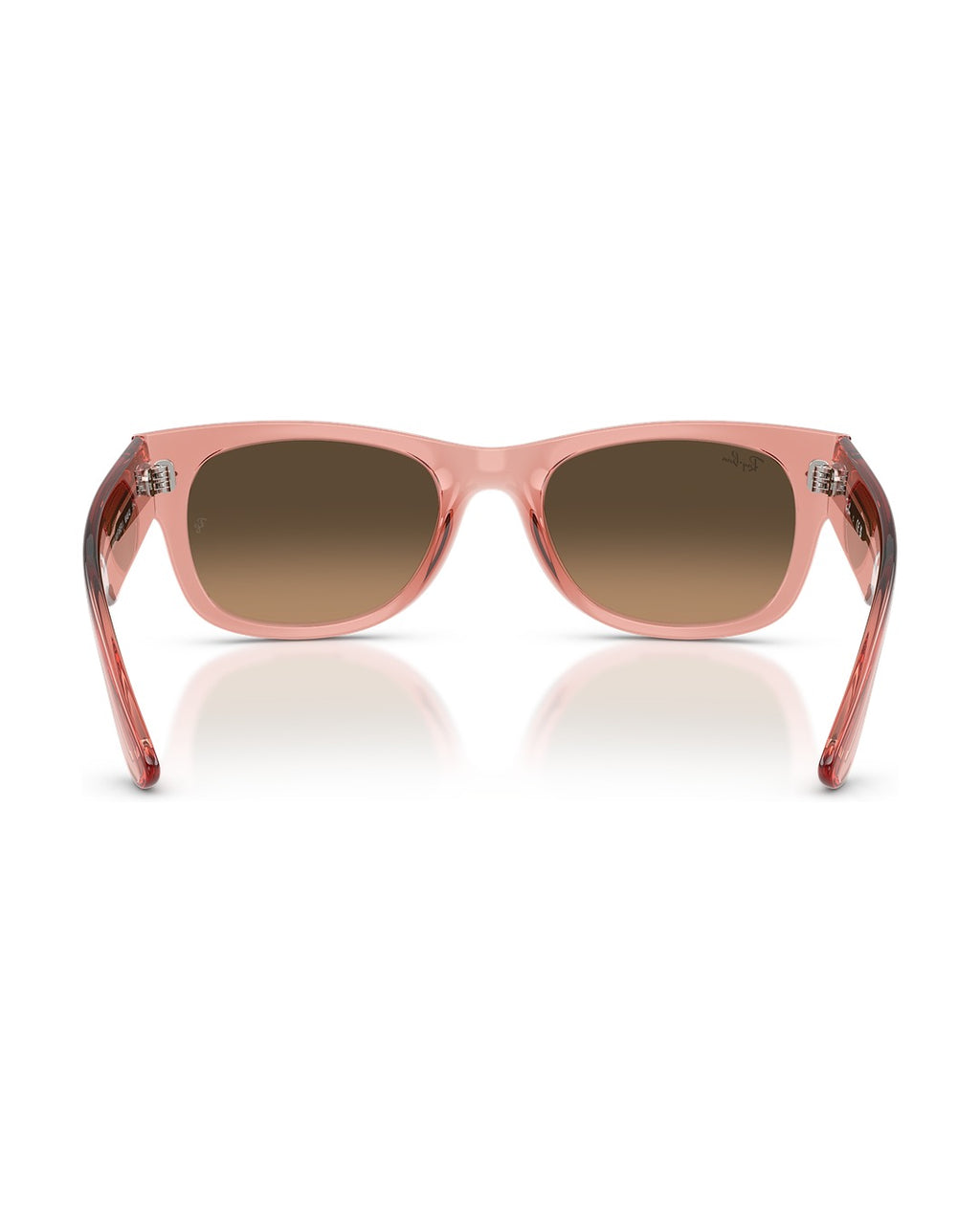 Mega Wayfarer II Sunglasses - Transparent Pink/Light Brown Gradient Black - Ray-Ban