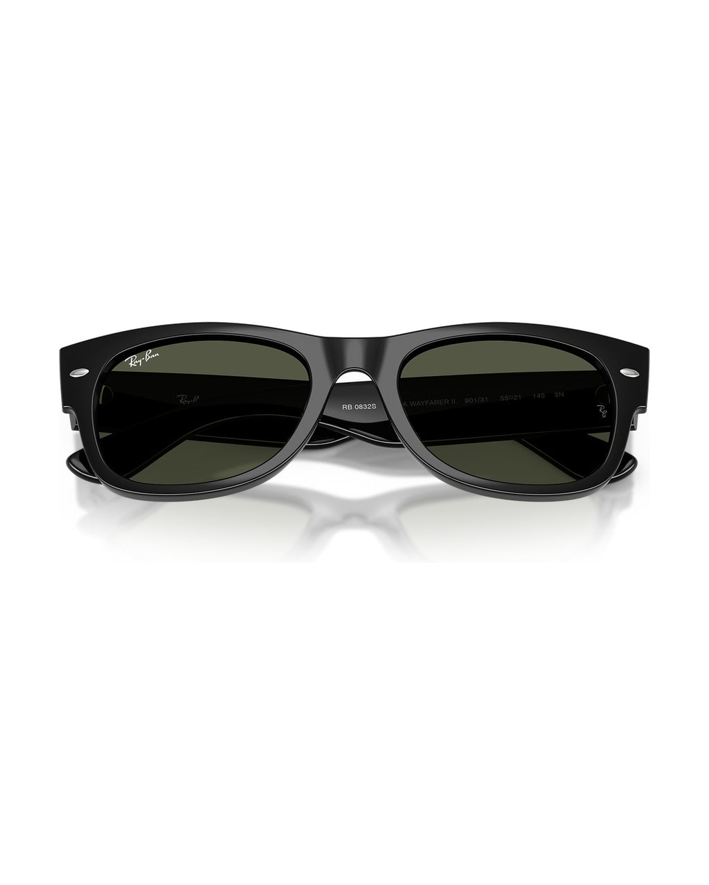 Mega Wayfarer II Sunglasses - Black/Green - Ray-Ban