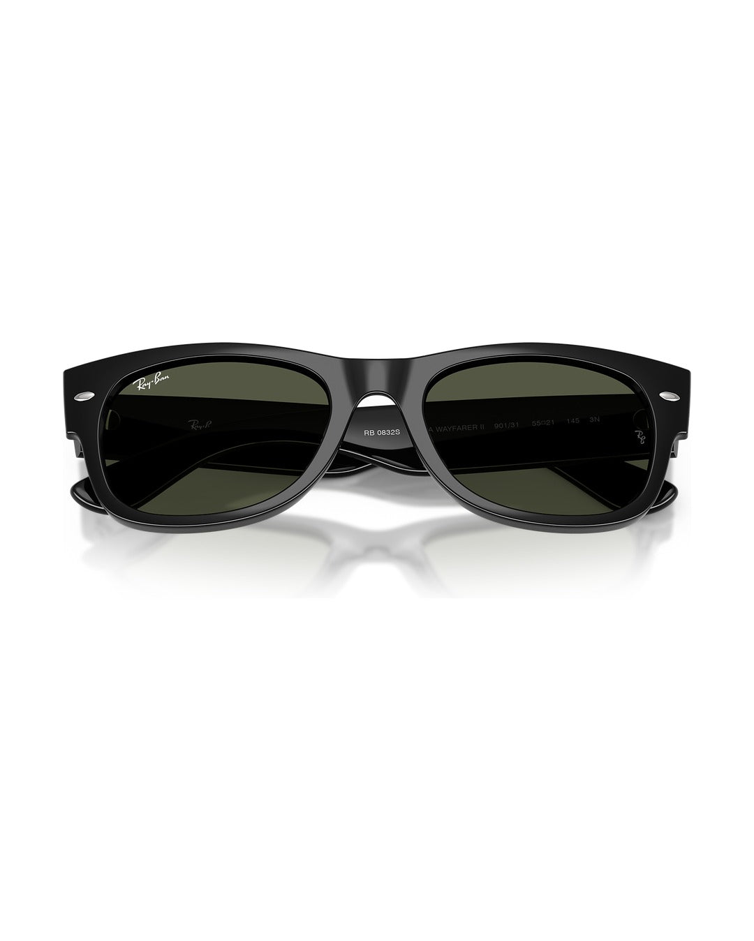 Mega Wayfarer II Sunglasses - Black/Green - Ray-Ban
