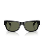 Mega Wayfarer II Sunglasses - Black/Green Polarized - Ray-Ban