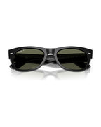 Mega Wayfarer II Sunglasses - Black/Green Polarized - Ray-Ban