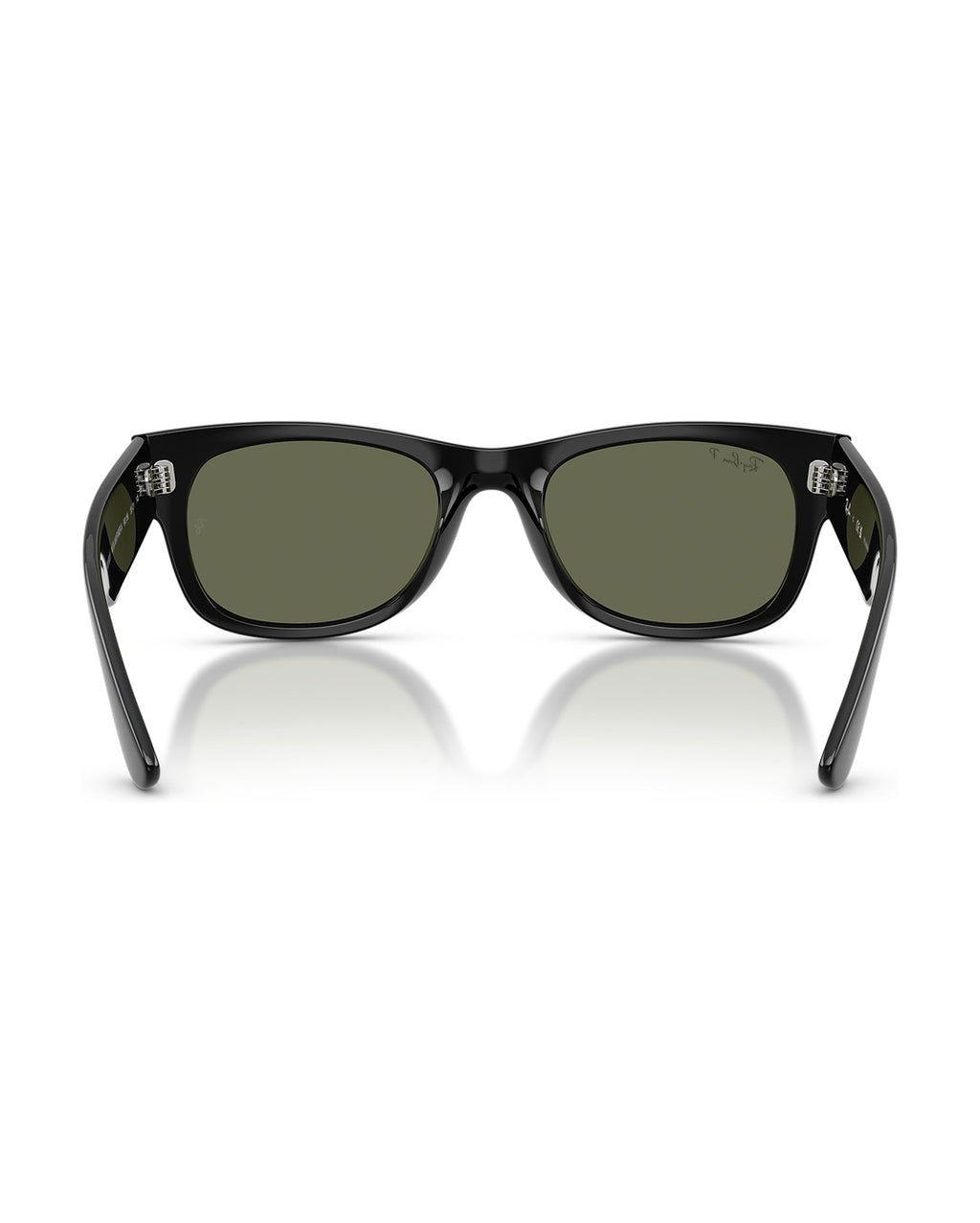 Mega Wayfarer II Sunglasses - Black/Green Polarized - Ray-Ban