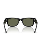 Mega Wayfarer II Sunglasses - Black/Green Polarized - Ray-Ban