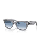 Mega Wayfarer II Sunglasses - Grey/Clear Gradient Blue - Ray-Ban