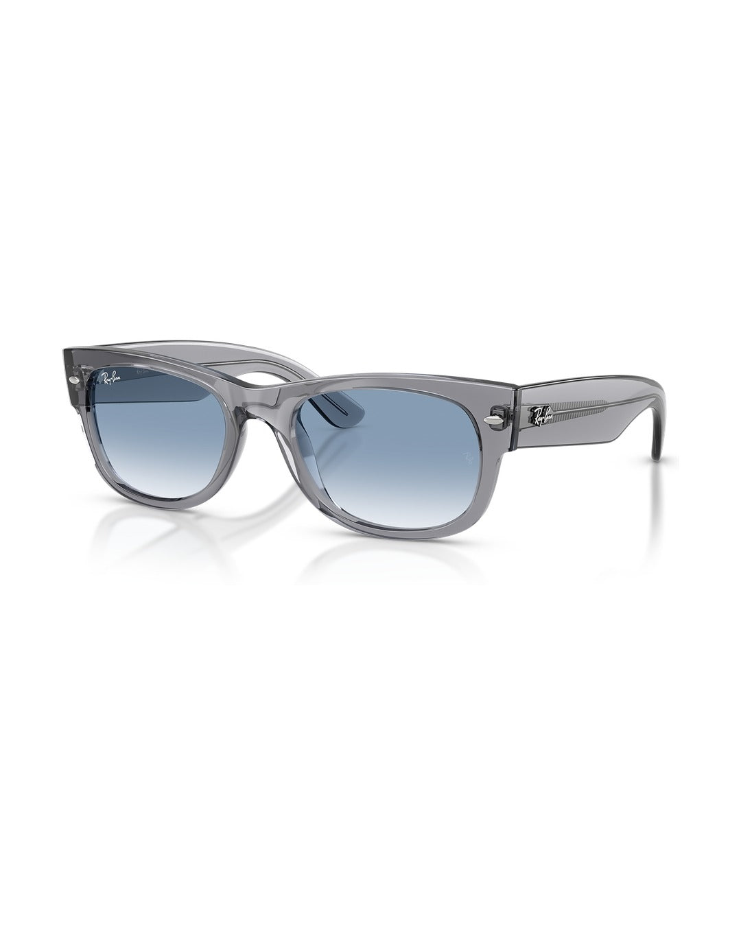 Mega Wayfarer II Sunglasses - Grey/Clear Gradient Blue - Ray-Ban