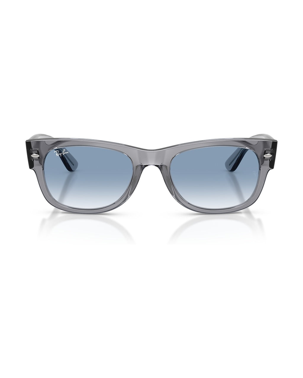 Mega Wayfarer II Sunglasses - Grey/Clear Gradient Blue - Ray-Ban
