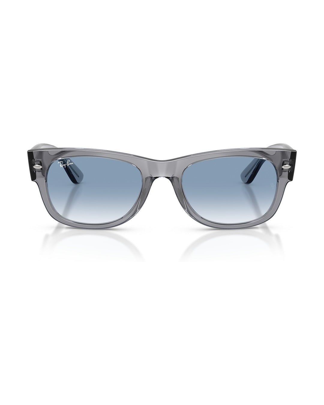 Mega Wayfarer II Sunglasses - Grey/Clear Gradient Blue - Ray-Ban