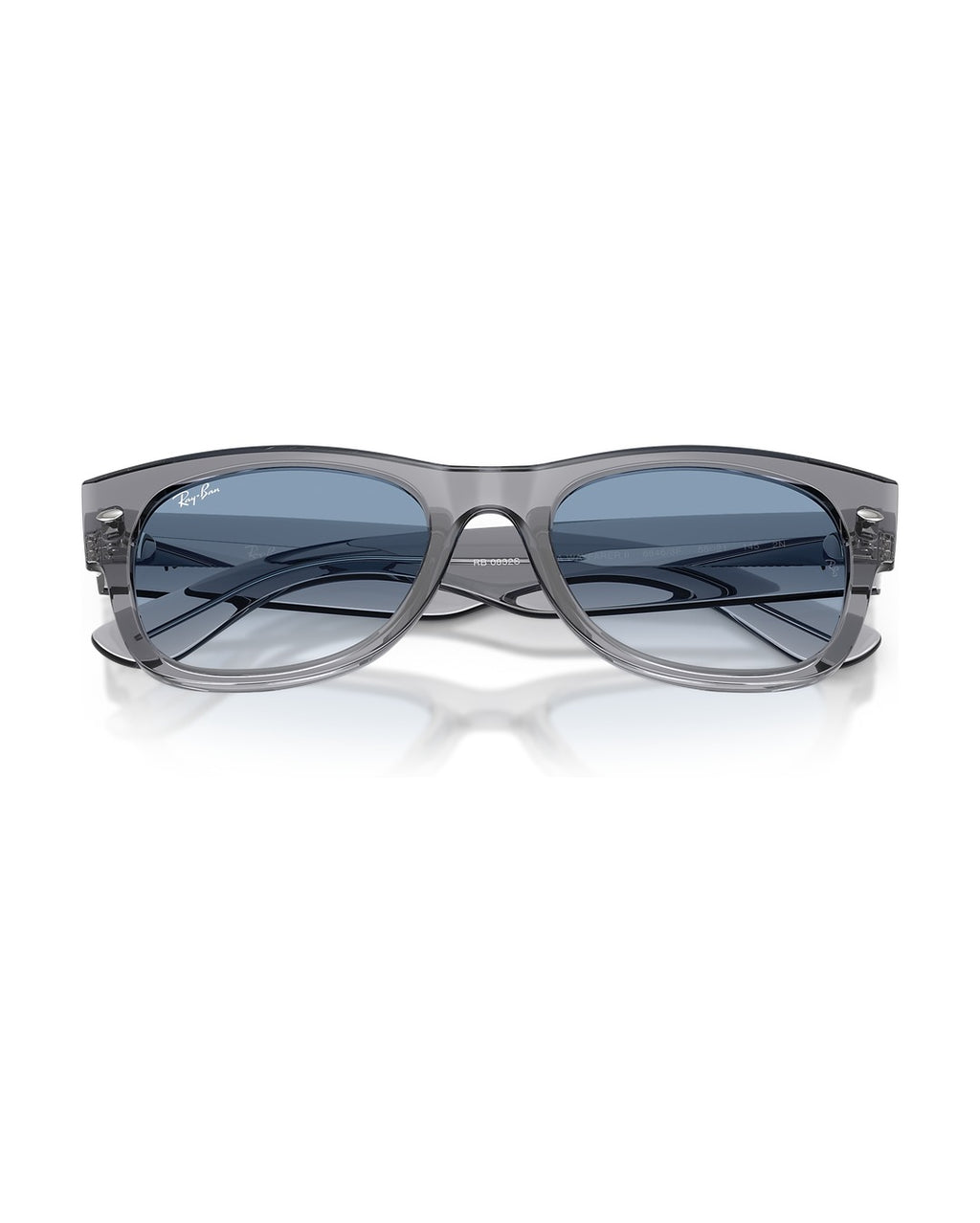 Mega Wayfarer II Sunglasses - Grey/Clear Gradient Blue - Ray-Ban