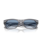 Mega Wayfarer II Sunglasses - Grey/Clear Gradient Blue - Ray-Ban