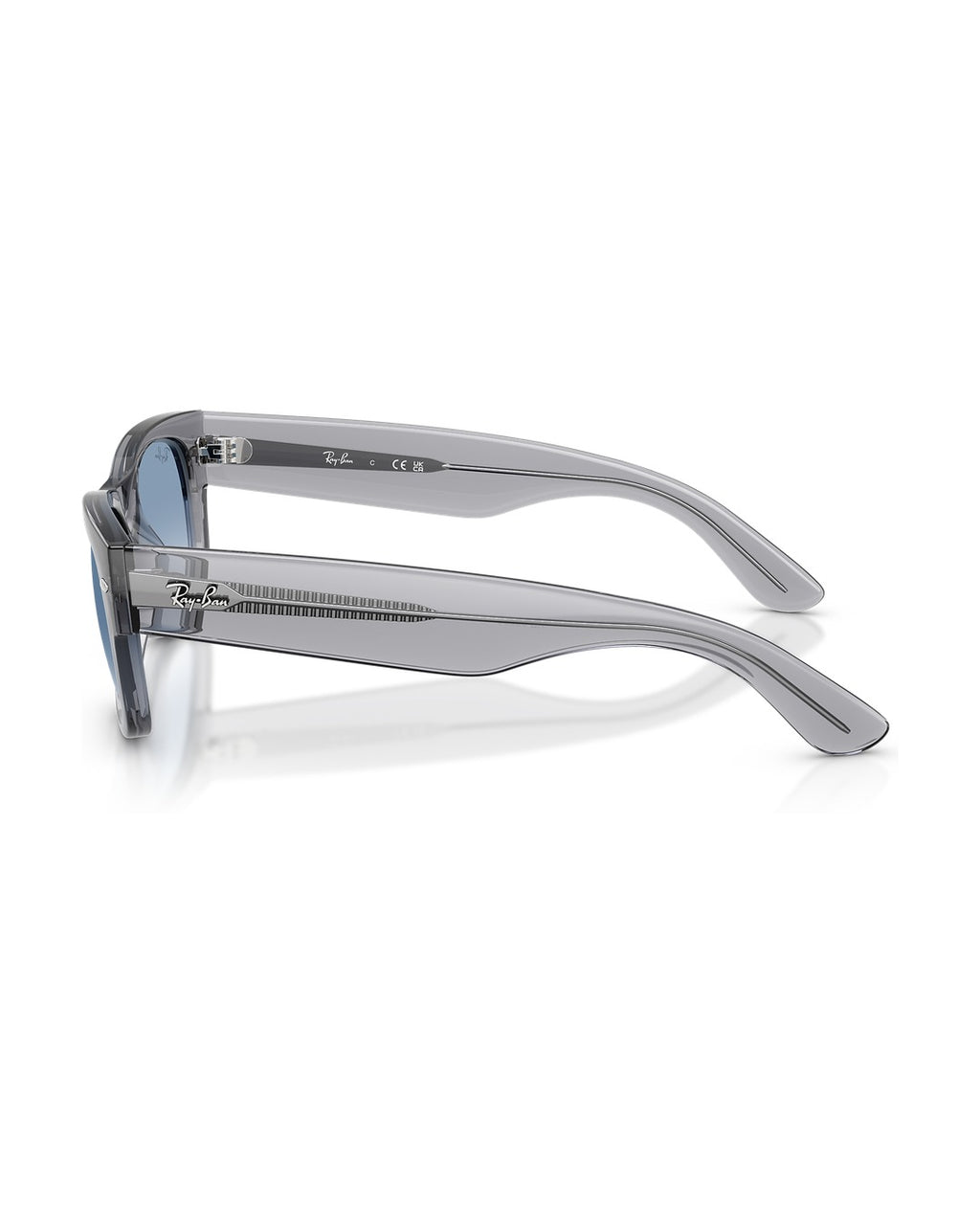 Mega Wayfarer II Sunglasses - Grey/Clear Gradient Blue - Ray-Ban