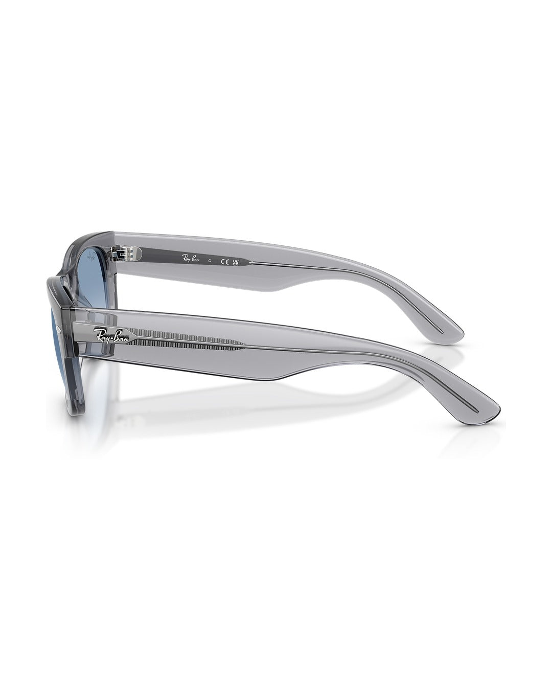 Mega Wayfarer II Sunglasses - Grey/Clear Gradient Blue - Ray-Ban