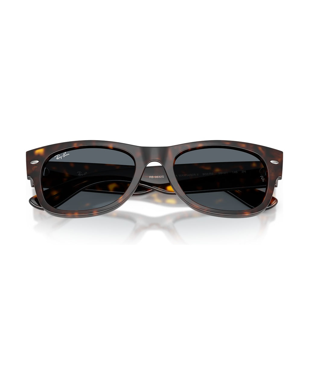 Mega Wayfarer II Sunglasses - Havana/Blue - Ray-Ban