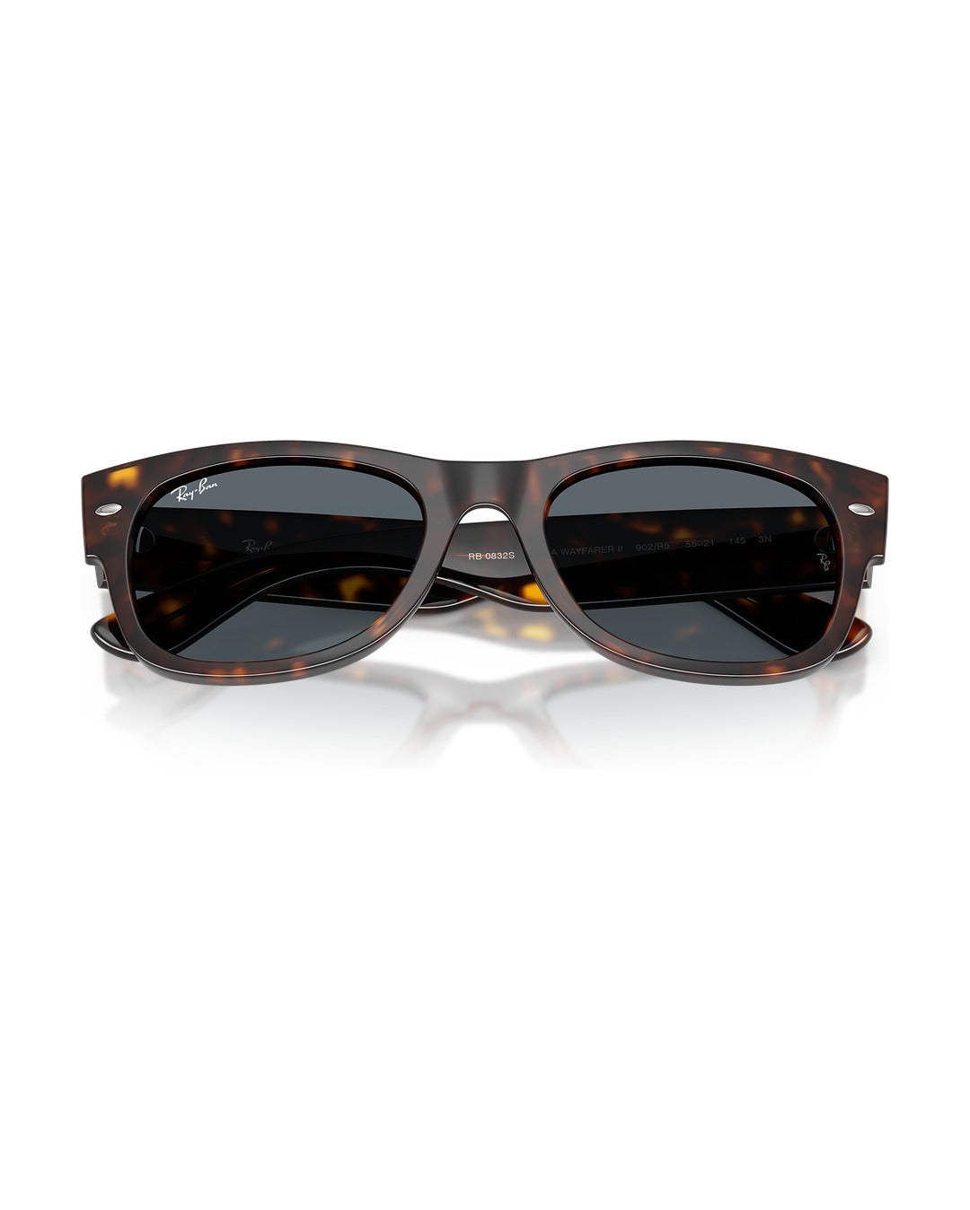 Mega Wayfarer II Sunglasses - Havana/Blue - Ray-Ban