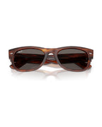 Mega Wayfarer II Sunglasses - Striped Havana/Dark Grey - Ray-Ban
