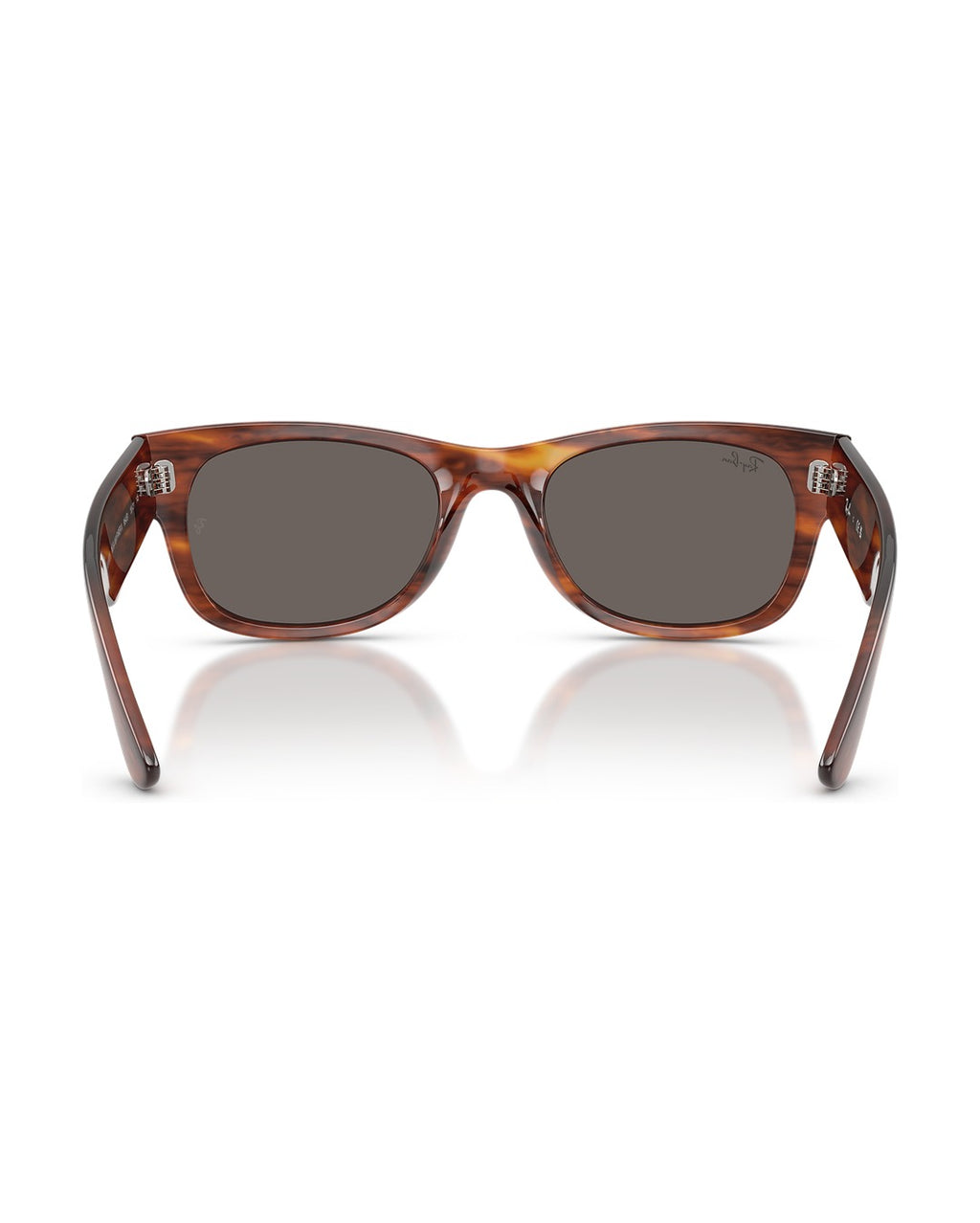 Mega Wayfarer II Sunglasses - Striped Havana/Dark Grey - Ray-Ban