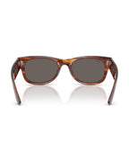 Mega Wayfarer II Sunglasses - Striped Havana/Dark Grey - Ray-Ban