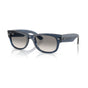 Transparent Dark Blue/Clear Gradient Grey (special order)