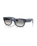 Mega Wayfarer II Sunglasses - Transparent Dark Blue/Clear Gradient Grey - Ray-Ban