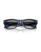 Mega Wayfarer II Sunglasses - Transparent Dark Blue/Clear Gradient Grey - Ray-Ban