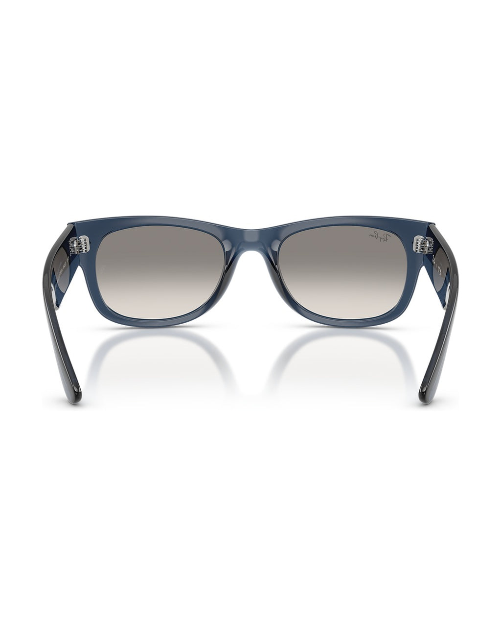 Mega Wayfarer II Sunglasses - Transparent Dark Blue/Clear Gradient Grey - Ray-Ban