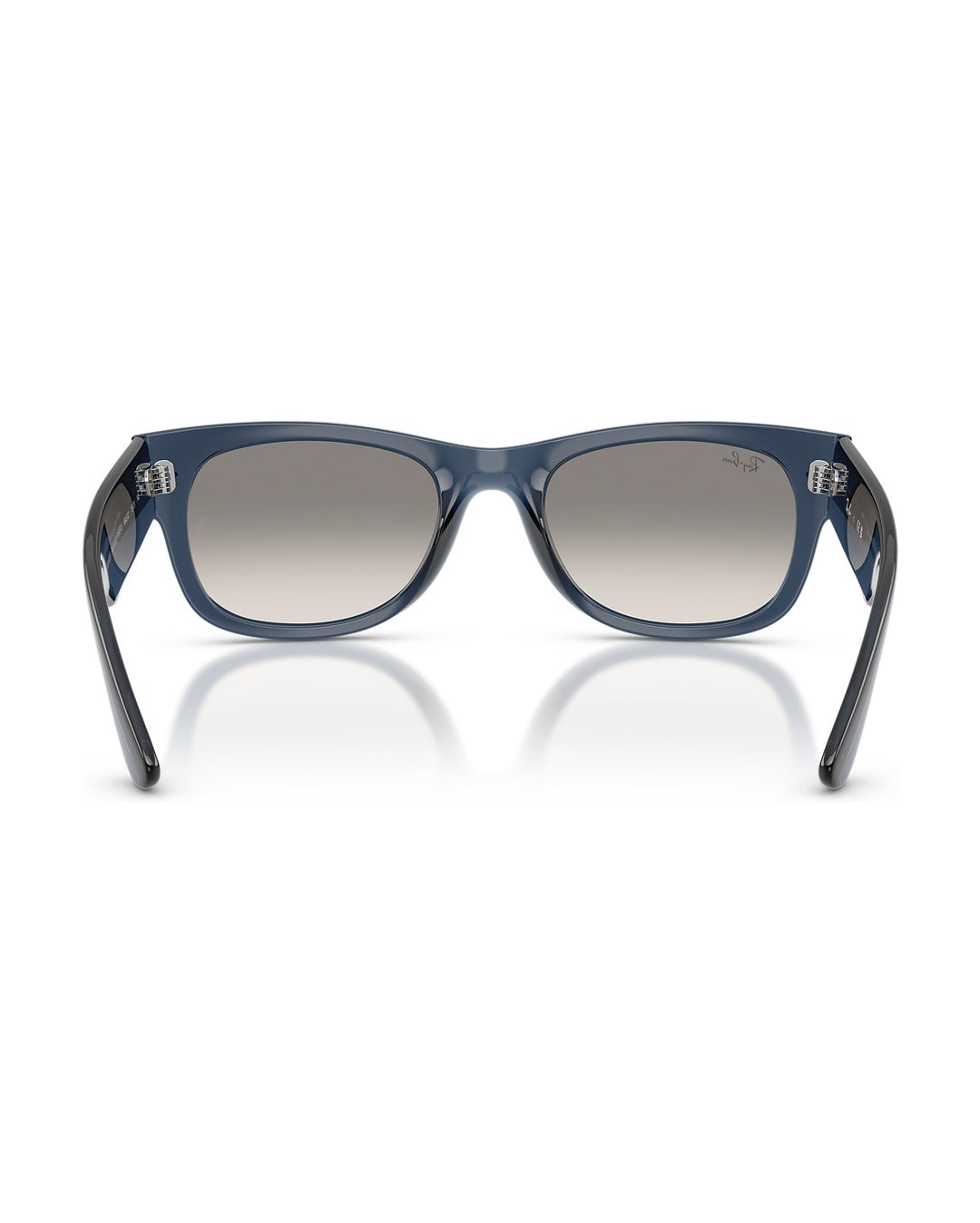 Mega Wayfarer II Sunglasses - Transparent Dark Blue/Clear Gradient Grey - Ray-Ban