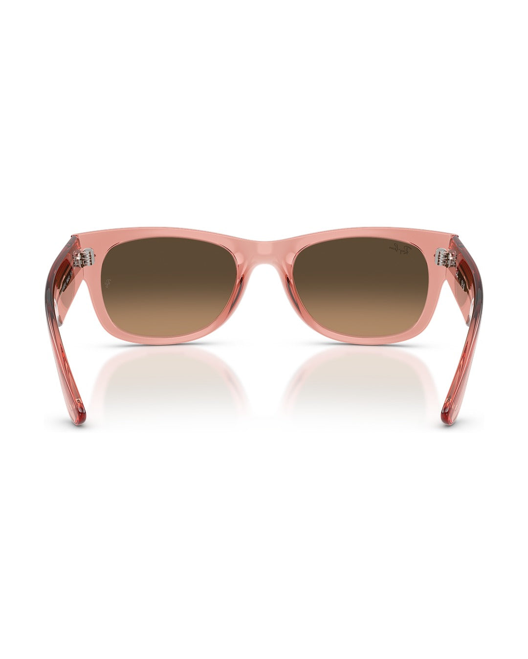 Mega Wayfarer II Sunglasses - Transparent Pink/Light Brown Gradient Black - Ray-Ban