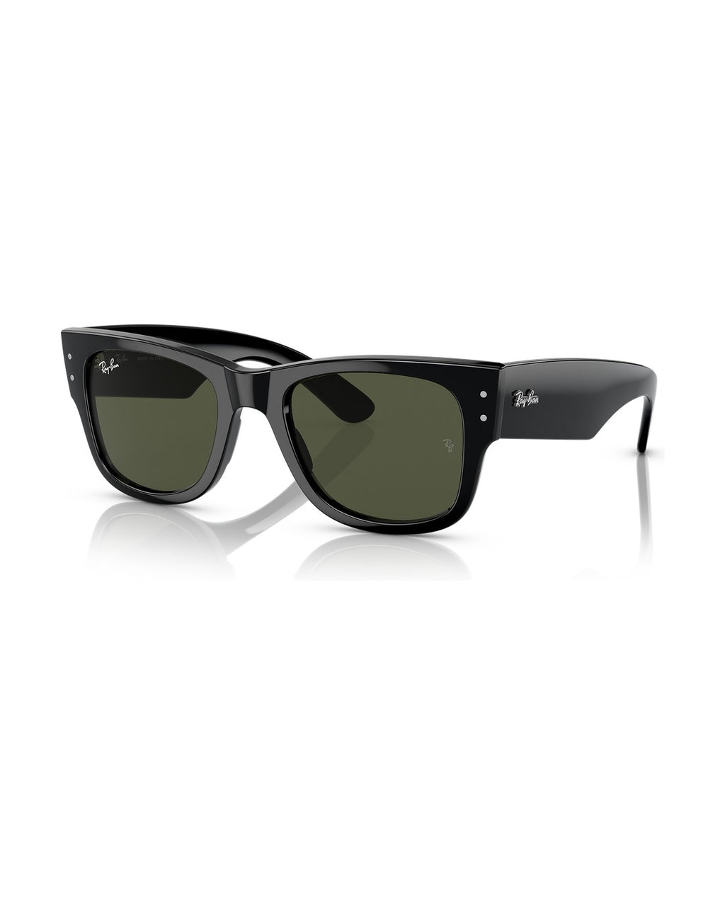 Mega Wayfarer Sunglasses - Black/Green - Ray-Ban