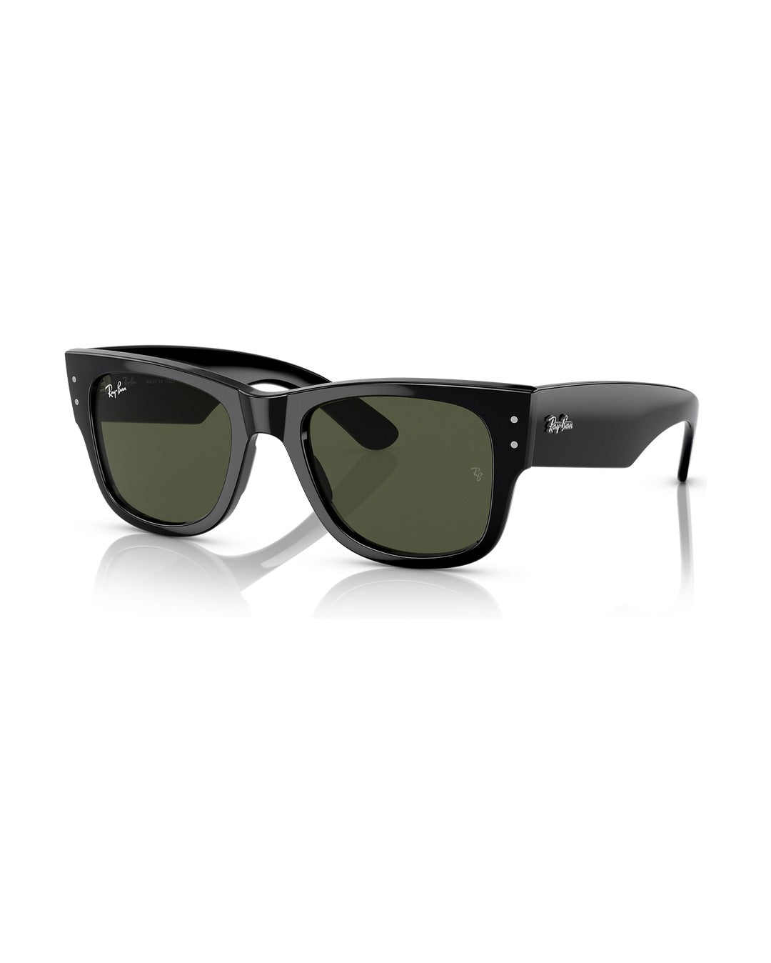 Mega Wayfarer Sunglasses - Black/Green - Ray-Ban