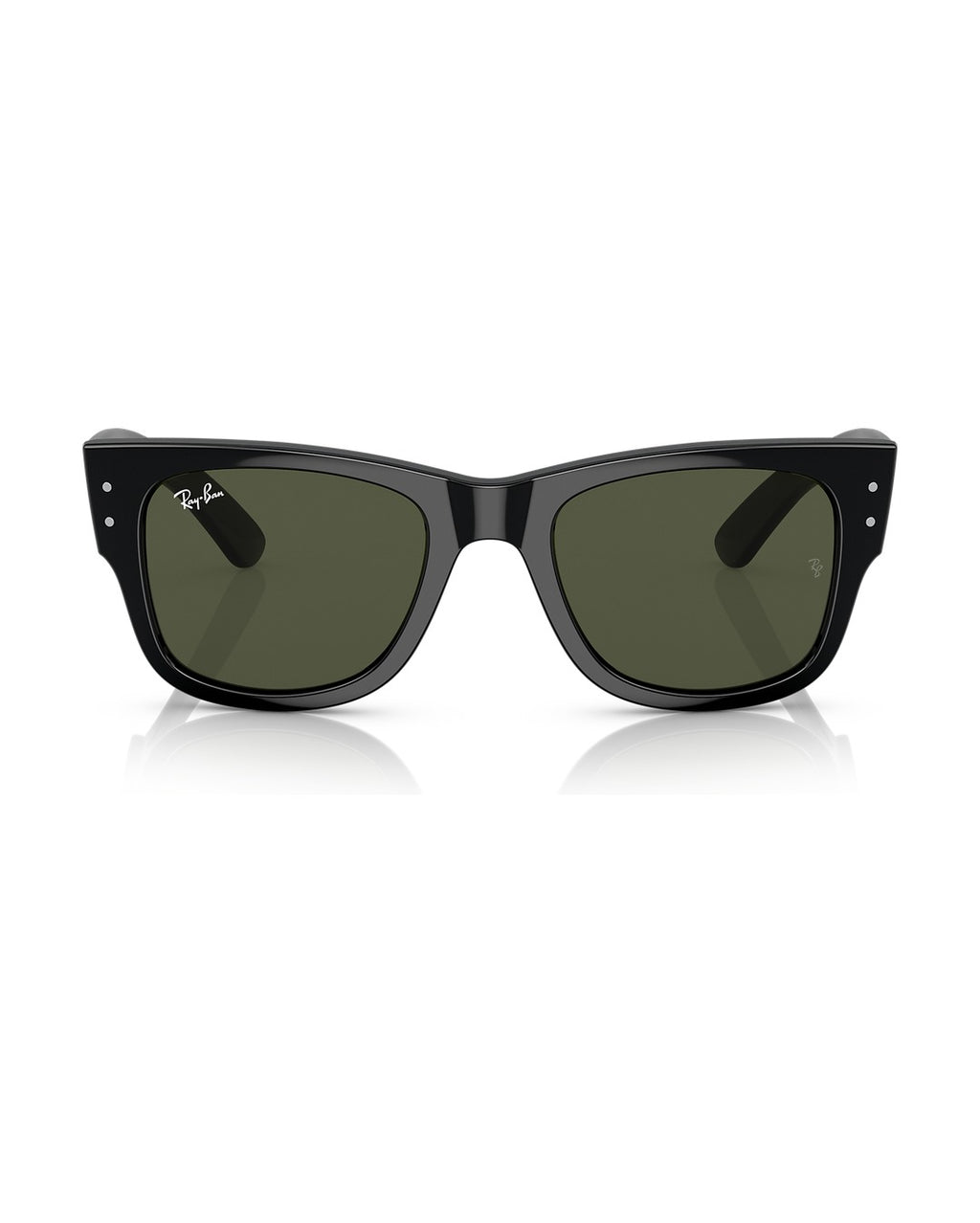 Mega Wayfarer Sunglasses - Black/Green - Ray-Ban