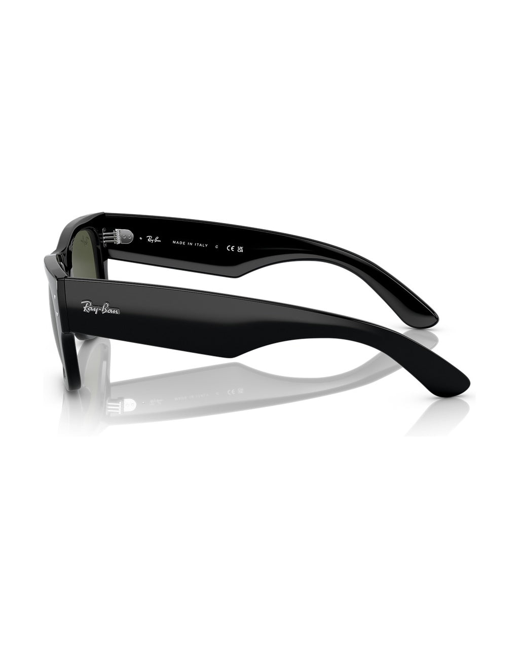 Mega Wayfarer Sunglasses - Black/Green - Ray-Ban