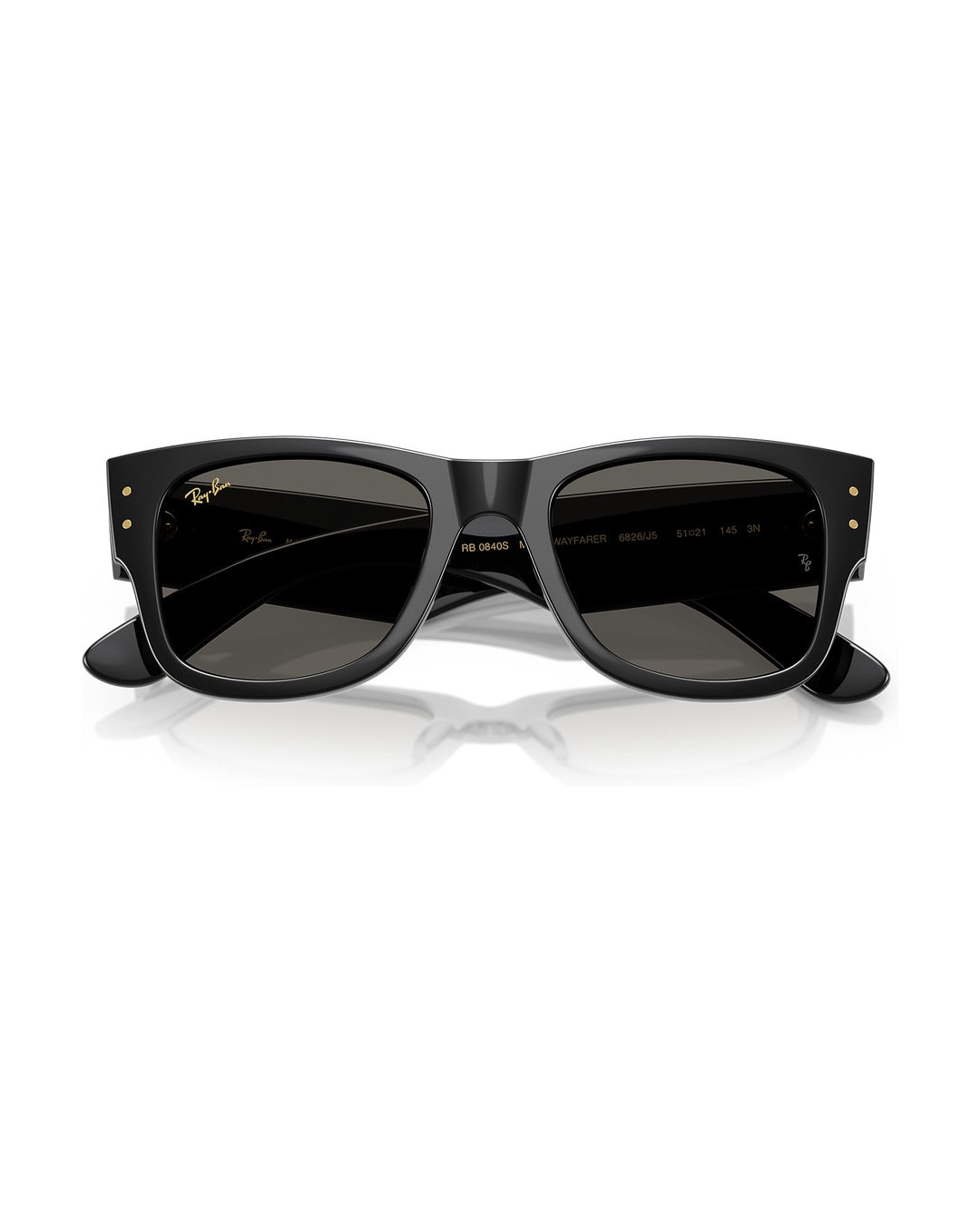 A$AP Rocky Mega Wayfarer Sunglasses - Black/Ultra Black - Ray-Ban