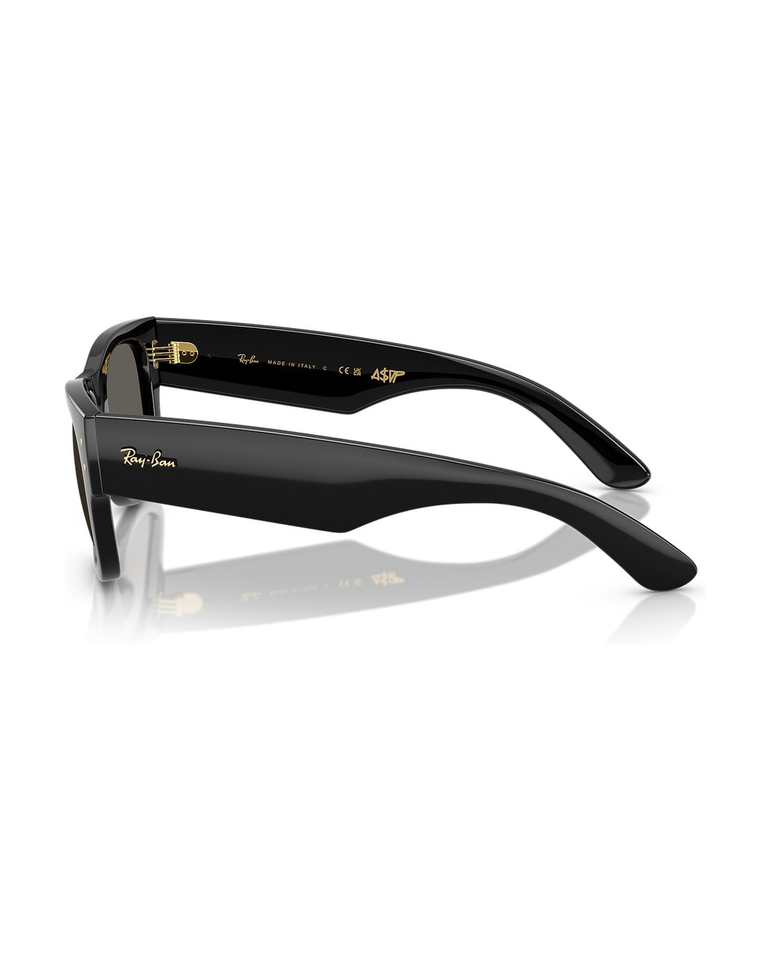 A$AP Rocky Mega Wayfarer Sunglasses - Black/Ultra Black - Ray-Ban