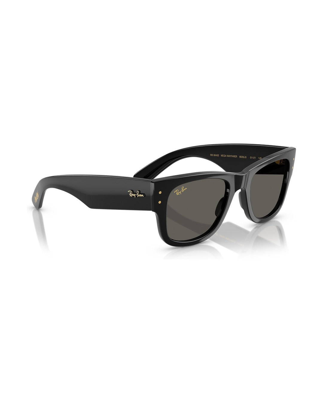 A$AP Rocky Mega Wayfarer Sunglasses - Black/Ultra Black - Ray-Ban