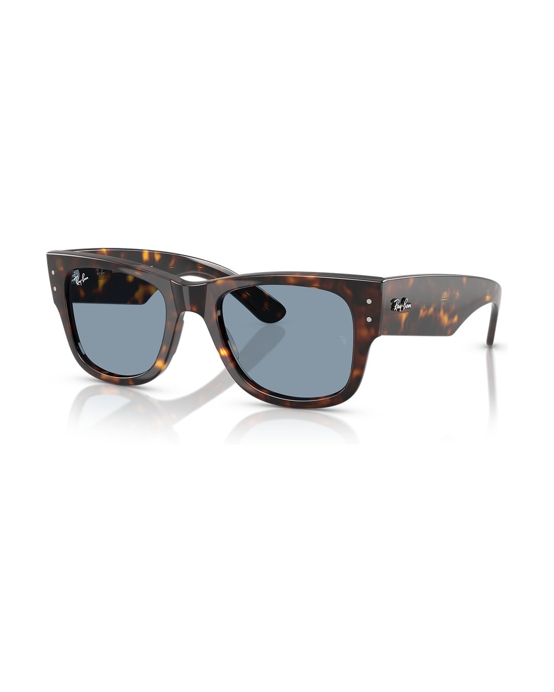 Mega Wayfarer Sunglasses - Havana/Blue - Ray-Ban