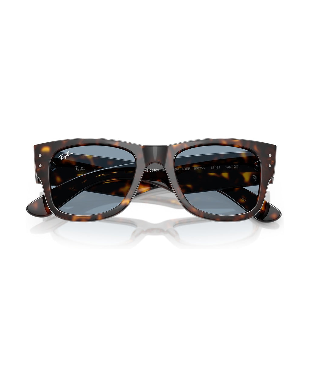 Mega Wayfarer Sunglasses - Havana/Blue - Ray-Ban