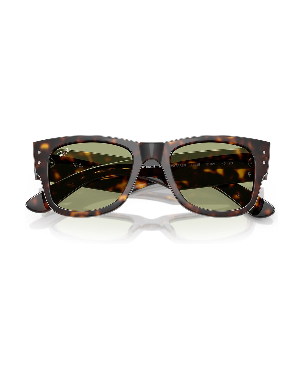 Mega Wayfarer Sunglasses - Havana/Bottle Green - Ray-Ban