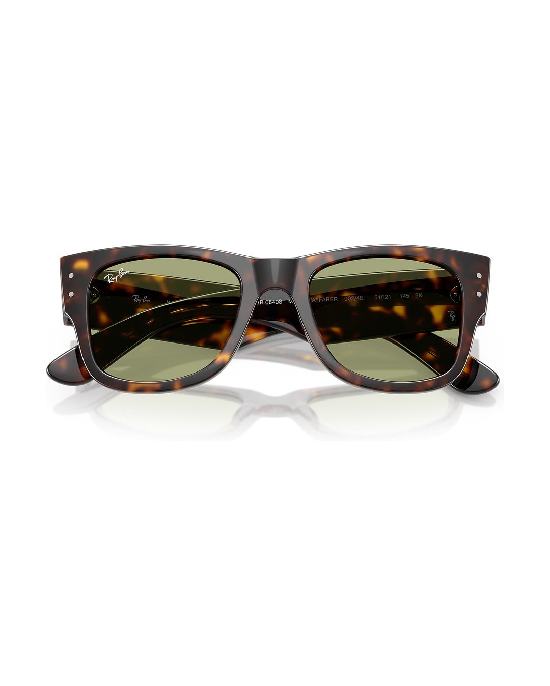 Mega Wayfarer Sunglasses - Havana/Bottle Green - Ray-Ban