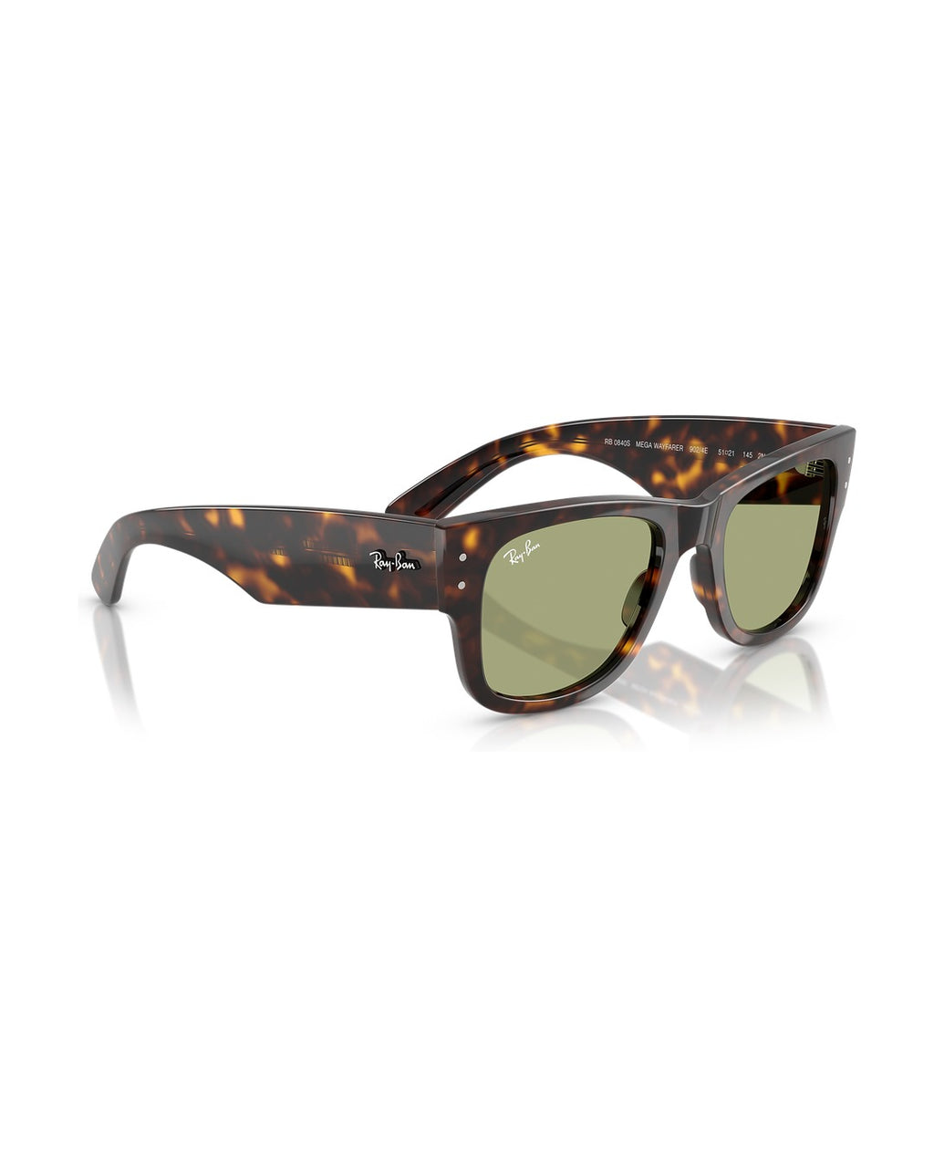 Mega Wayfarer Sunglasses - Havana/Bottle Green - Ray-Ban