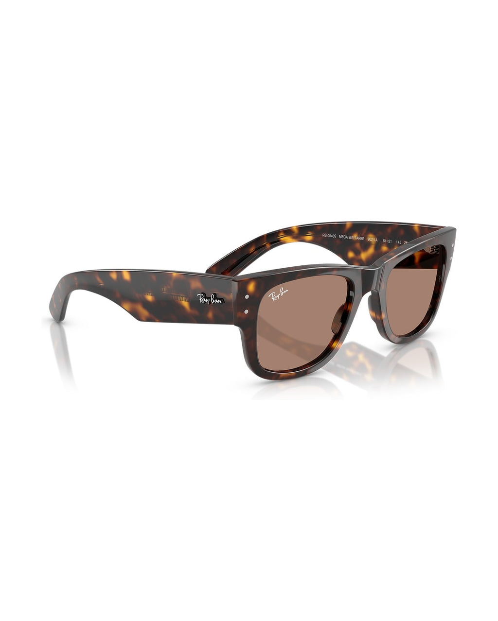 Mega Wayfarer Sunglasses - Havana/Light Violet - Ray-Ban