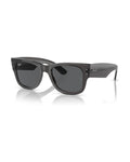 Mega Wayfarer Sunglasses - Transparent Black/Dark Grey - Ray-Ban